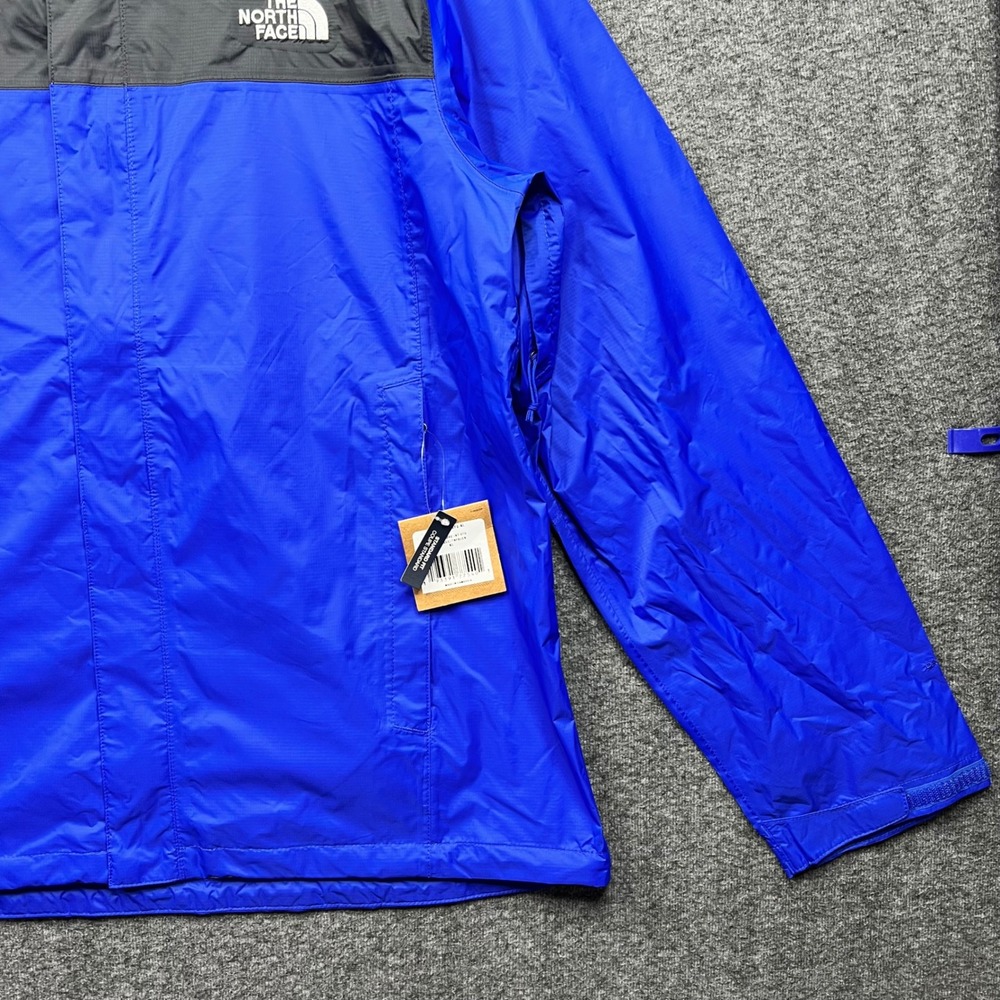 The North Face Jacket Mens XL Blue Black Hyvent Venture NF0A4P8KEF1 Rain Coat - Picture 6 of 16